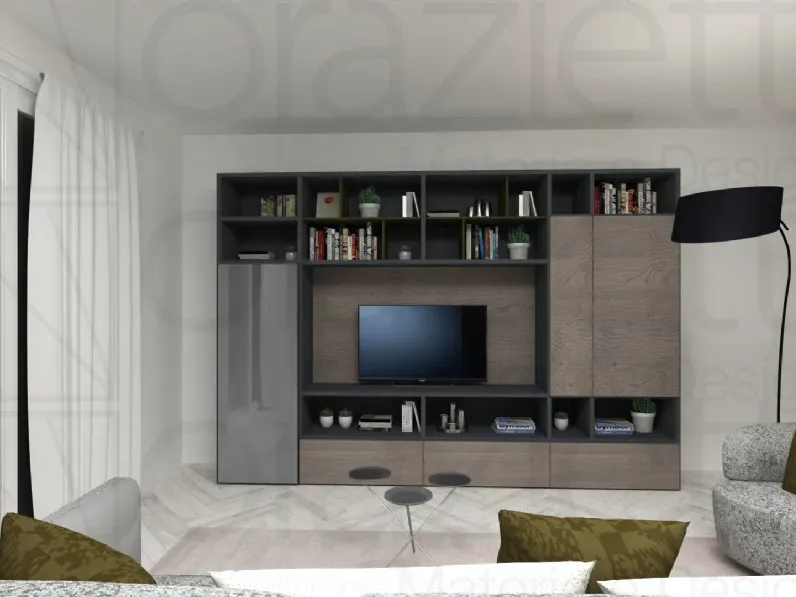 Parete attrezzata Day system della marca Jesse con uno sconto esclusivo