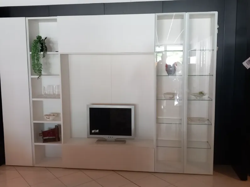 Parete attrezzata Freedhome di Caccaro in OFFERTA OUTLET
