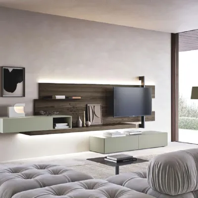 Parete attrezzata Horizon 16 di Mobilgam scontata del 30%
