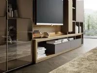 Parete attrezzata Horizon 22 del marchio Mobilgam con uno sconto esclusivo