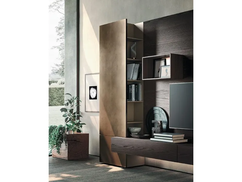 Parete attrezzata Horizon 37 di Mobilgam in OFFERTA OUTLET