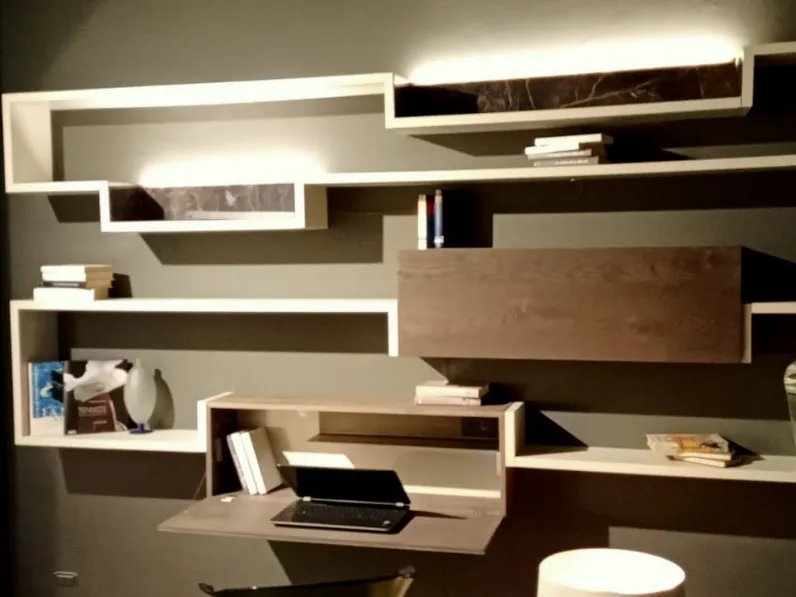 Parete attrezzata Lago office Lago in stile design a prezzo scontato