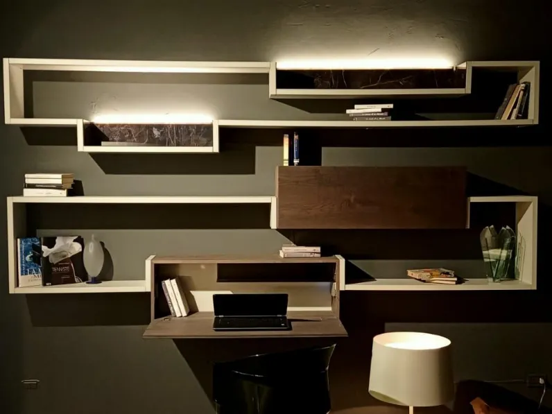 Parete attrezzata Lago office Lago in stile design a prezzo scontato