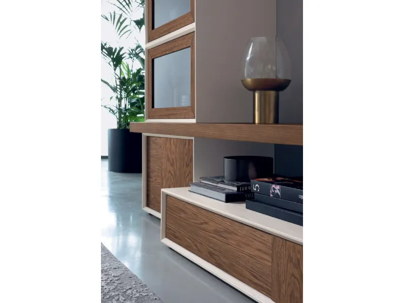 Parete attrezzata Le spezie composizione 03 di Le fablier in OFFERTA OUTLET