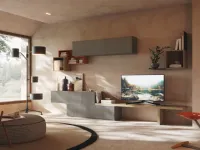 Parete attrezzata Living lv713 della firma Giessegi con uno sconto esclusivo