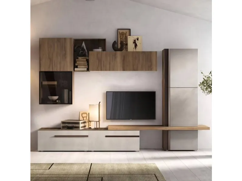 Mobile soggiorno modello Living mod.abaco di Gierre mobili a PREZZI OUTLET