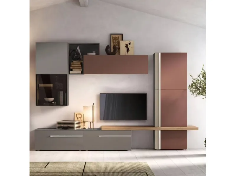 Mobile soggiorno modello Living mod.abaco di Gierre mobili a PREZZI OUTLET
