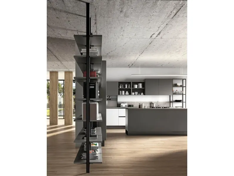 Mobile soggiorno modello Metal divisorio di Zg mobili a PREZZI OUTLET