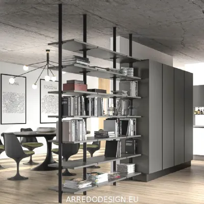 Mobile soggiorno modello Metal divisorio di Zg mobili a PREZZI OUTLET