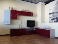 Parete attrezzata One Siloma in stile moderna a prezzo ribassato