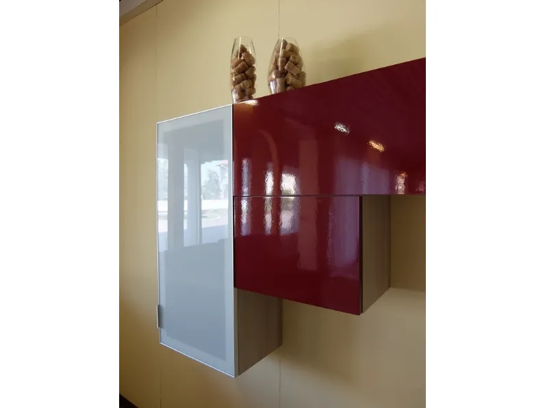 Parete attrezzata One Siloma in stile moderna a prezzo ribassato