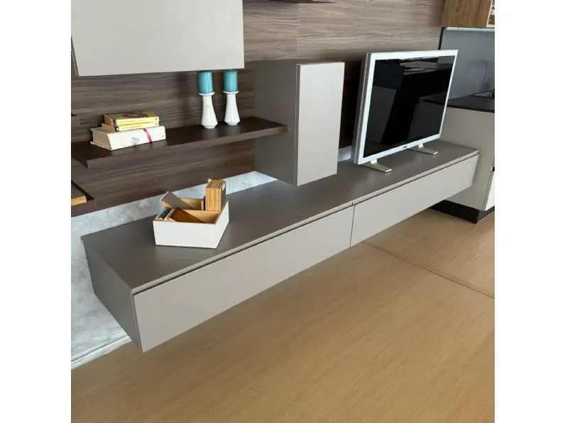 Parete attrezzata Orme 02 di Orme in OFFERTA OUTLET