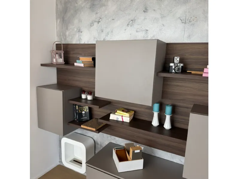 Parete attrezzata Orme 02 di Orme in OFFERTA OUTLET