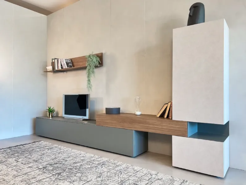 Parete attrezzata Parete tv di Tomasella in OFFERTA OUTLET