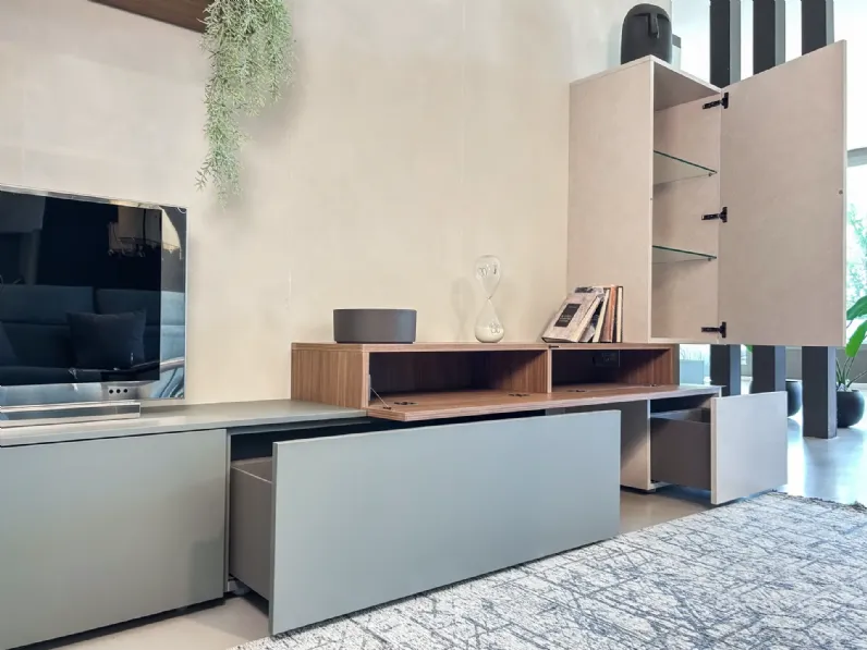 Parete attrezzata Parete tv di Tomasella in OFFERTA OUTLET