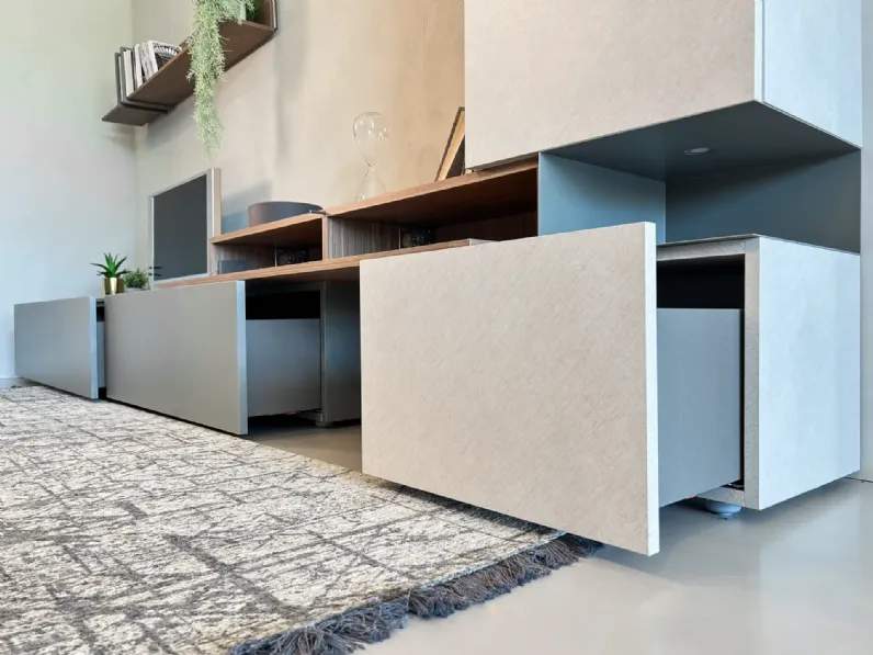 Parete attrezzata Parete tv di Tomasella in OFFERTA OUTLET