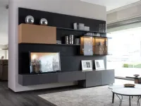 Mobile soggiorno modello Plan 28 outlet di Diotti.com scontato -57%