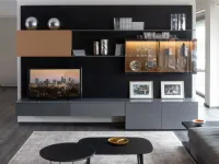 Mobile soggiorno modello Plan 28 outlet di Diotti.com scontato -57%