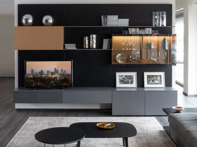 Mobile soggiorno modello Plan 28 outlet di Diotti.com scontato -57%