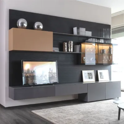 Mobile soggiorno modello Plan 28 outlet di Diotti.com scontato -57%