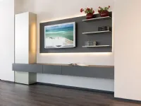 Parete attrezzata Plan 30 outlet Diotti.com in stile moderno a prezzo scontato