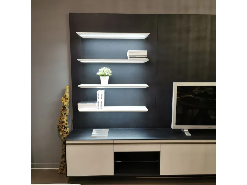 Parete attrezzata Sistema frame della marca Giellesse con uno sconto esclusivo