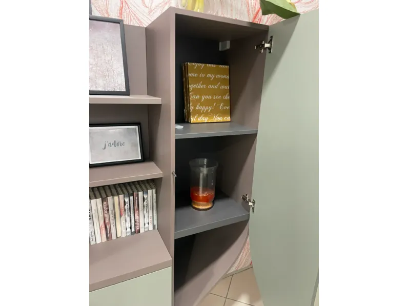 Parete attrezzata Velvet onda b4 di Artigianmobili in OFFERTA OUTLET