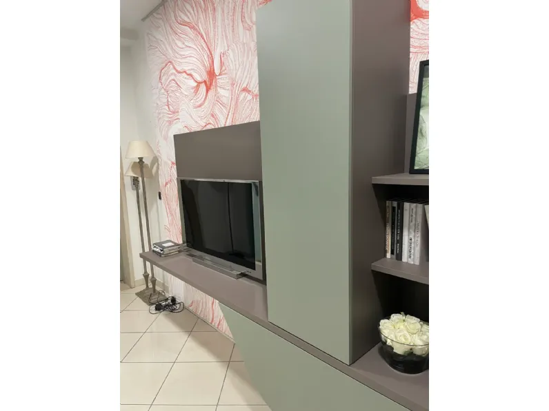 Parete attrezzata Velvet onda b4 di Artigianmobili in OFFERTA OUTLET