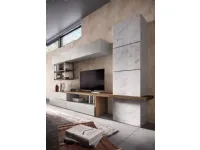 Parete attrezzata Alba 1 606 Albamobili in stile design a prezzo ribassato