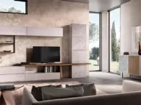 Parete attrezzata Alba 1 606 Albamobili in stile design a prezzo ribassato