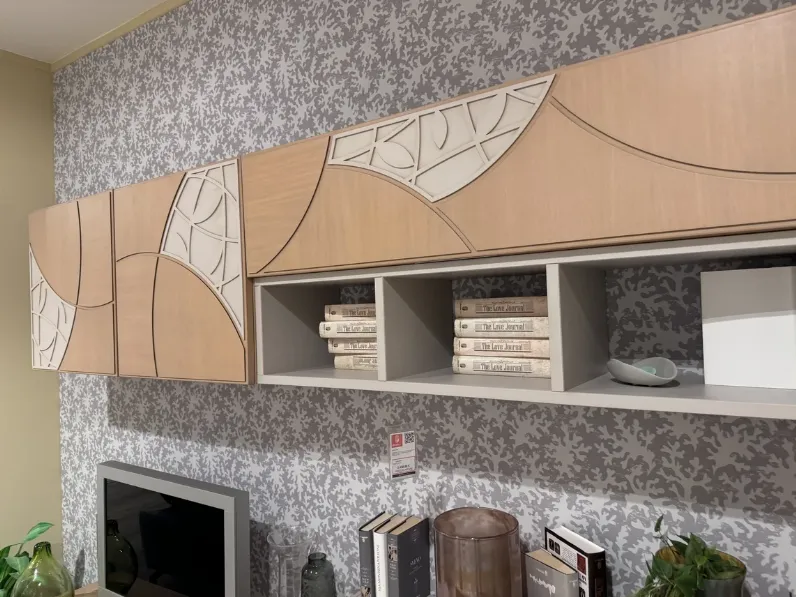 Parete attrezzata Cv 470 parete attrezzata brera home di Collezione esclusiva scontata del 52%