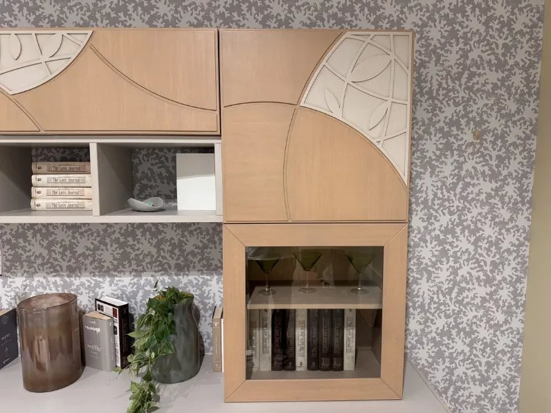 Parete attrezzata Cv 470 parete attrezzata brera home di Collezione esclusiva scontata del 52%