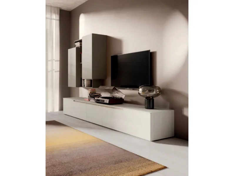 Parete attrezzata in stile design Day 05 di Orme a prezzo Outlet 