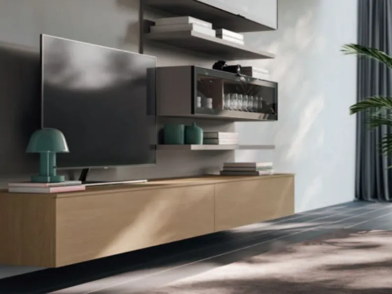 Parete attrezzata Day 16 Orme in stile design a prezzo ribassato