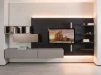 Parete attrezzata Freehand 12 outlet di Diotti.com scontata del 55%