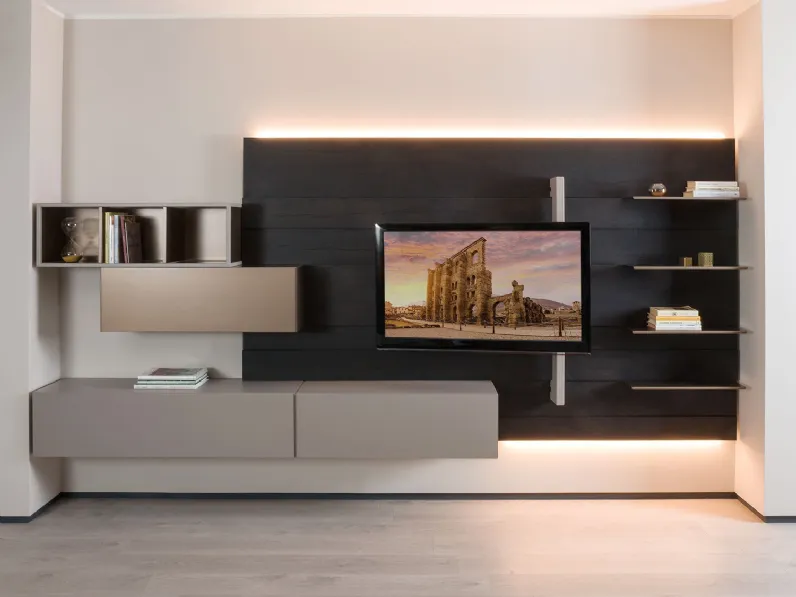 Parete attrezzata Freehand 12 outlet di Diotti.com scontata del 55%