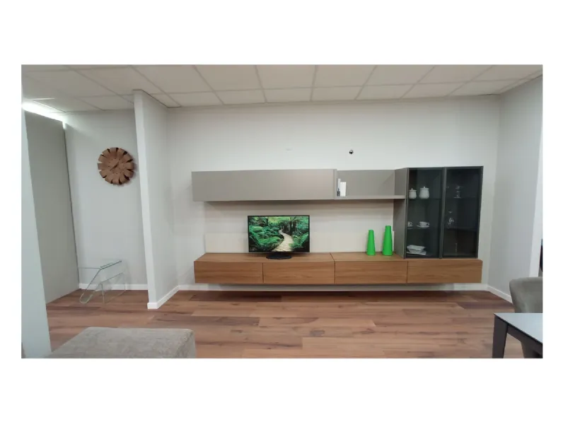 Parete attrezzata I-modulart di Presotto in OFFERTA OUTLET