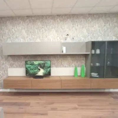 Parete attrezzata I-modulart di Presotto in OFFERTA OUTLET