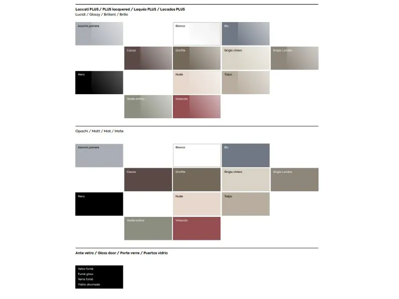 Parete attrezzata Mito 5.0 - qsm611 Imab in stile design a prezzo ribassato