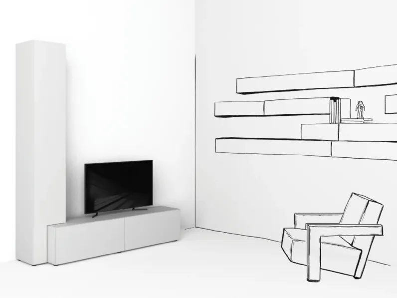 Parete attrezzata modello Regolo 180 di Minotti: contatta il venditore per scoprire il prezzo 