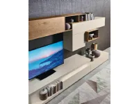 Parete attrezzata Lampo l6c21 di Sangiacomo in OFFERTA OUTLET