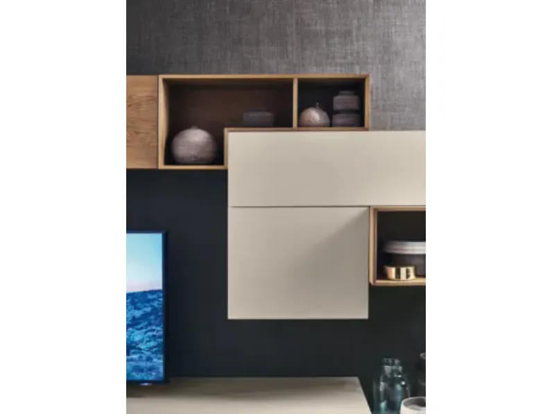 Parete attrezzata Lampo l6c21 di Sangiacomo in OFFERTA OUTLET