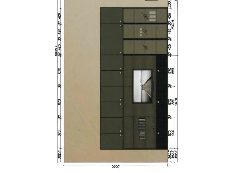 Mobile soggiorno modello Living 2020 di Novamobili a PREZZI OUTLET
