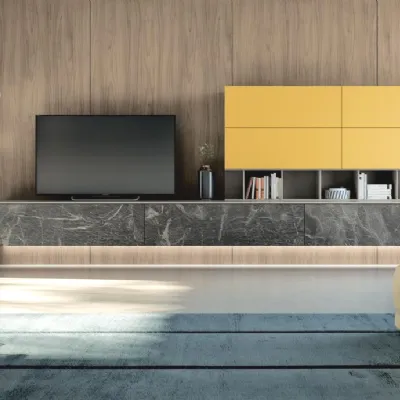 Parete attrezzata Living 807 della firma Spagnol mobili con uno sconto esclusivo