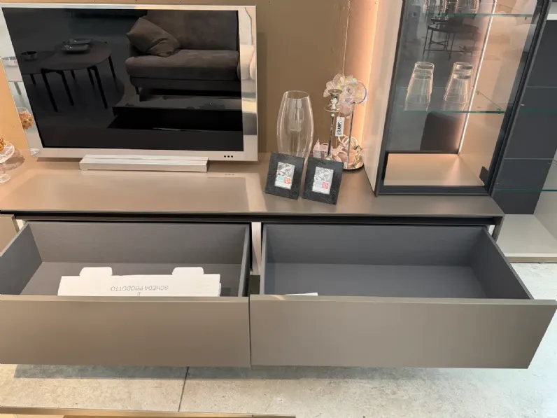 Parete attrezzata Living Novamobili in stile moderna a prezzo scontato