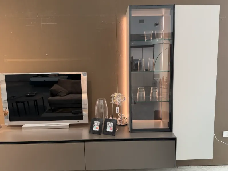 Parete attrezzata Living Novamobili in stile moderna a prezzo scontato