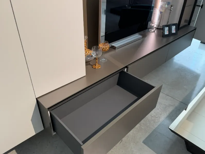 Parete attrezzata Living Novamobili in stile moderna a prezzo scontato
