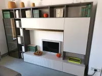 Parete attrezzata Mobile a parete a spalla wal 30 Novamobili in stile moderna a prezzo ribassato