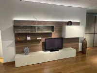 Parete attrezzata in stile moderna Boiserie lampo di Sangiacomo in Offerta Outlet 