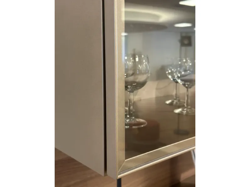 Parete attrezzata in stile moderna Boiserie lampo di Sangiacomo in Offerta Outlet 